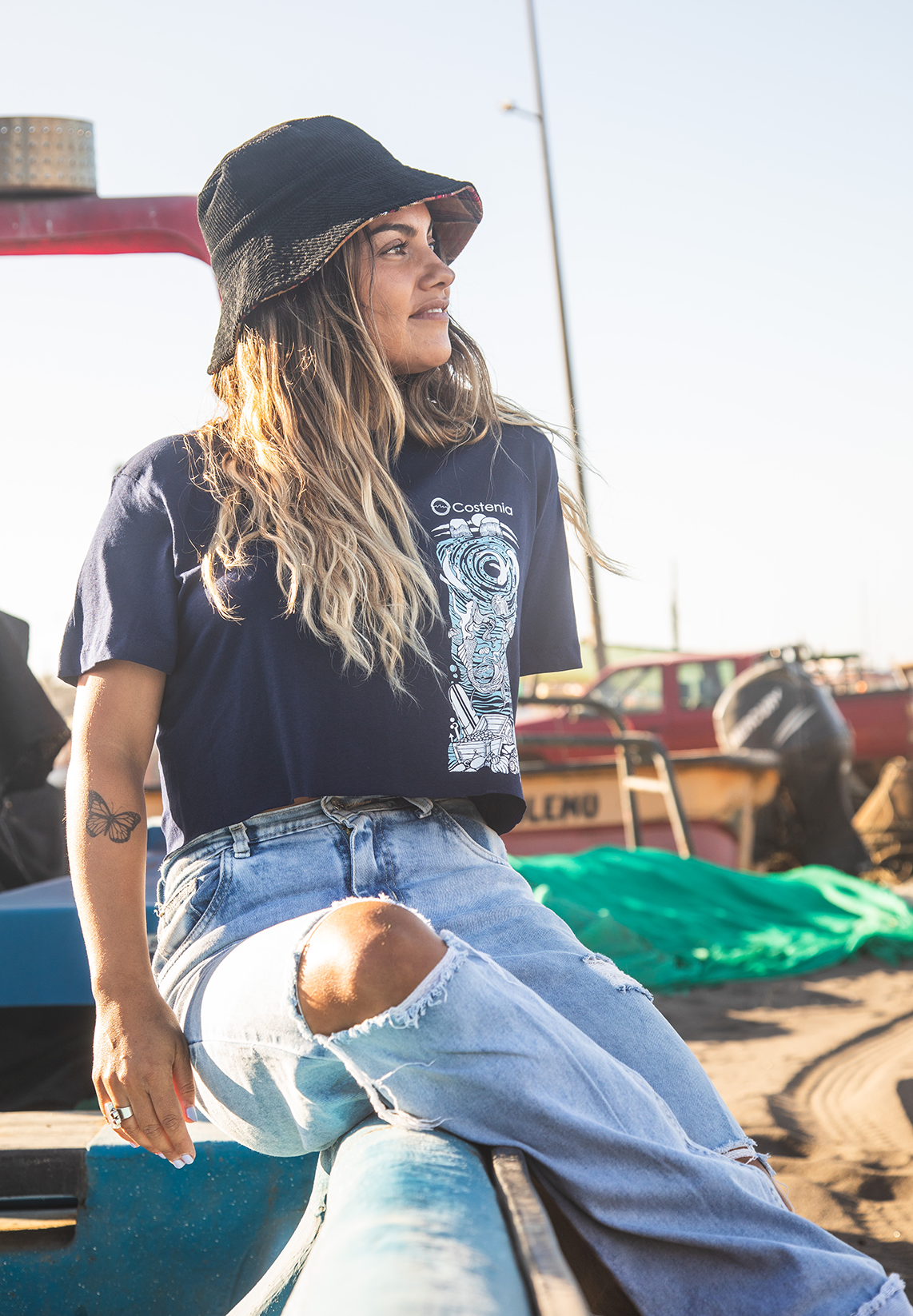 POLERA BAJO DEL MAR LARGO CLÁSICO O CROPTOP - UNISEX