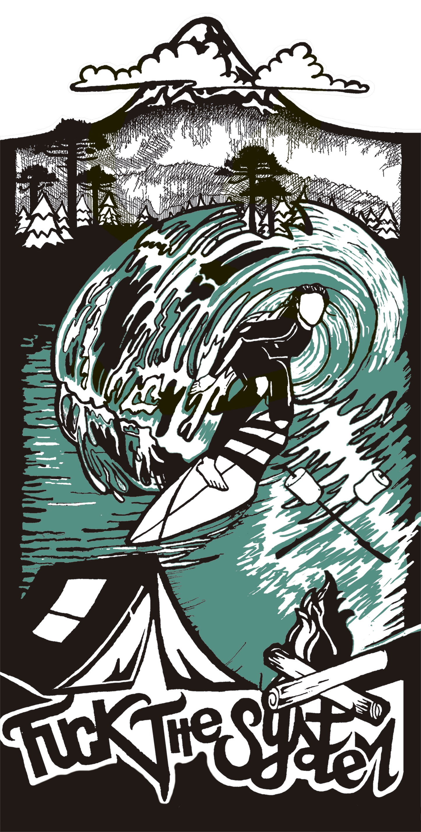 ILUSTRACIÓN Fuck The System