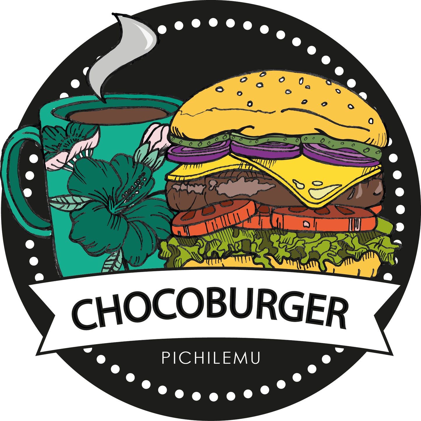 LOGO CUSTOMIZADO CHOCOBURGER