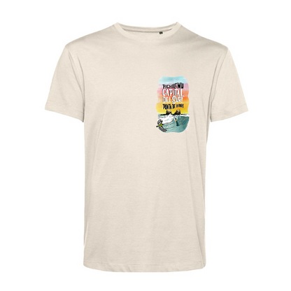 Polera Sustentable "Pichilemu, Capital Mundial del Surf"