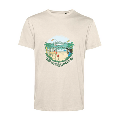 Polera Sustentable "Dios Perdona Zicatela No"