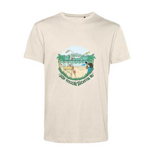 Polera Sustentable "Dios Perdona Zicatela No"