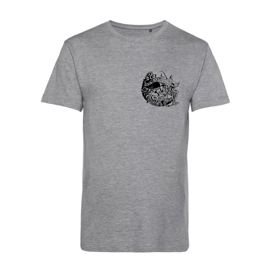 Polera Sustentable Gris "SeaLife"