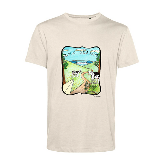 Polera  Sustentable "The Search" Versión diseño adelante