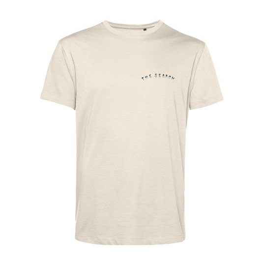 Polera Sustentable "The Search" Versión diseño atrás