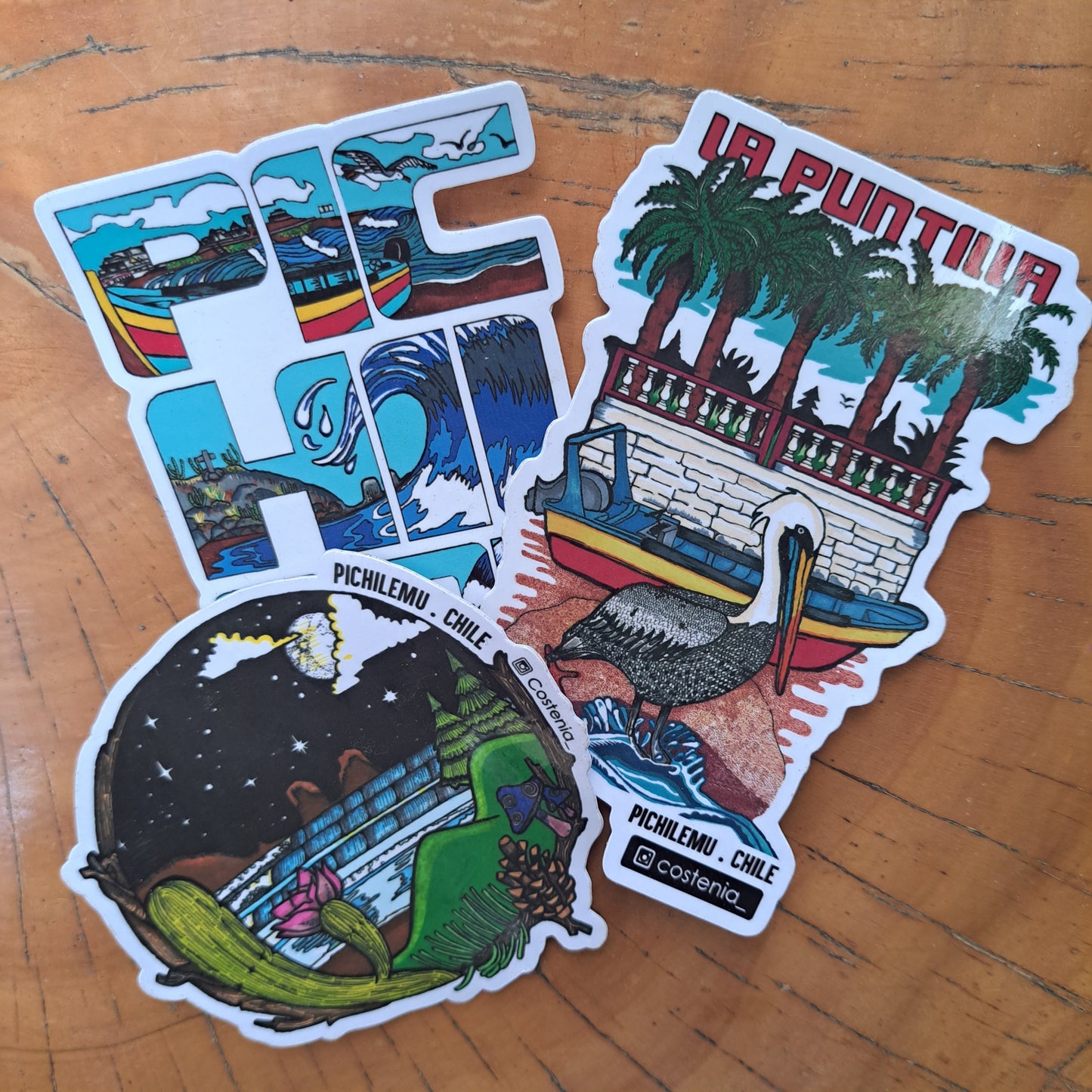 PACK DE STICKERS PICHILEMINOS