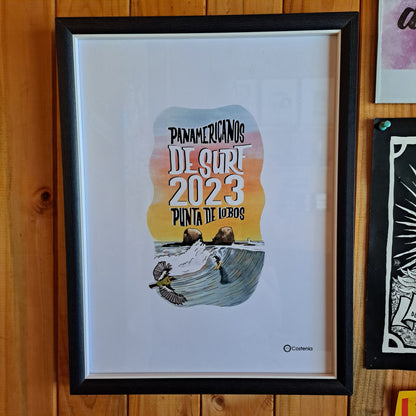 Lámina "Panamericanos de Surf 2023"