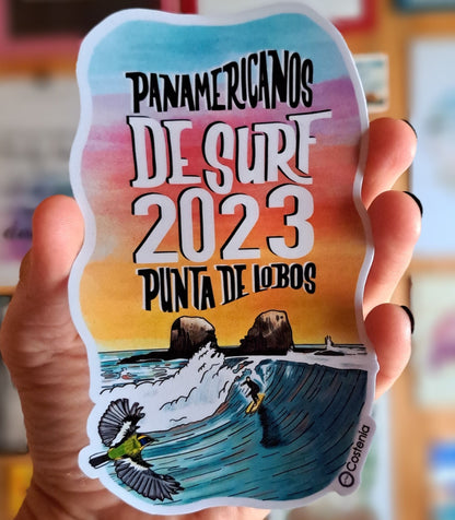STICKER PANAMERICANOS DE SURF 2023
