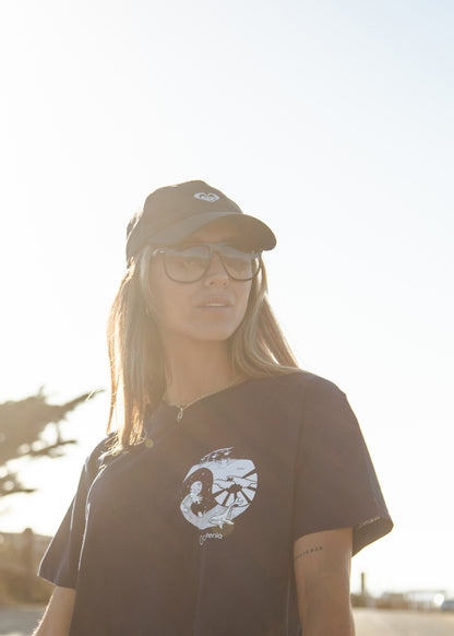 Polera Sustentable Azul "YingYang"