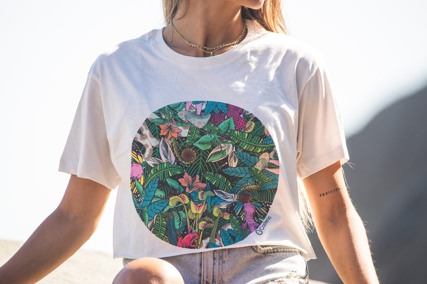 Polera Sustentable "La Selva Que Hay En Mi"