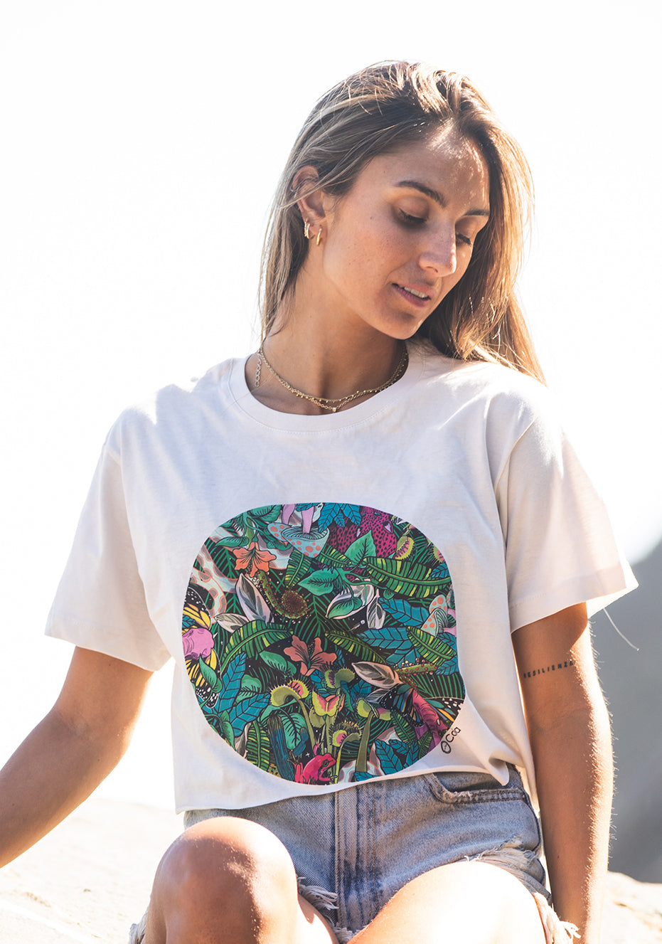 Polera Sustentable "La Selva Que Hay En Mi"