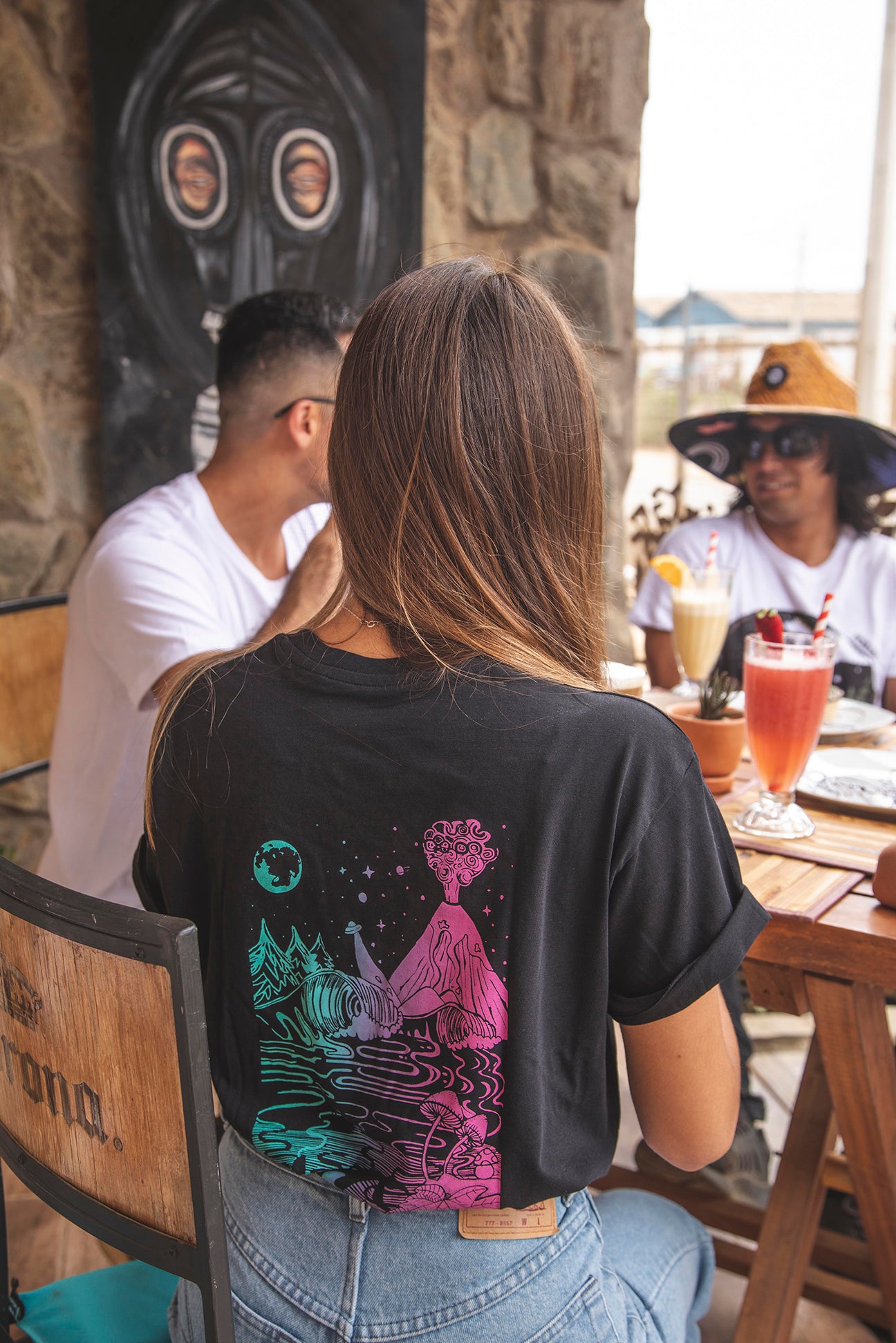 Polera Sustentable "SurOscuro"