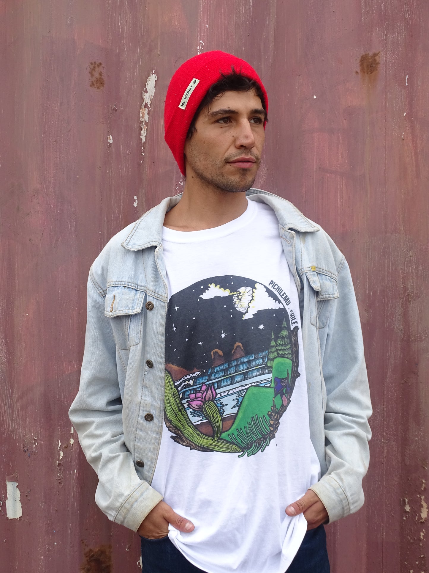Polera Sustentable "Lobos by Night"