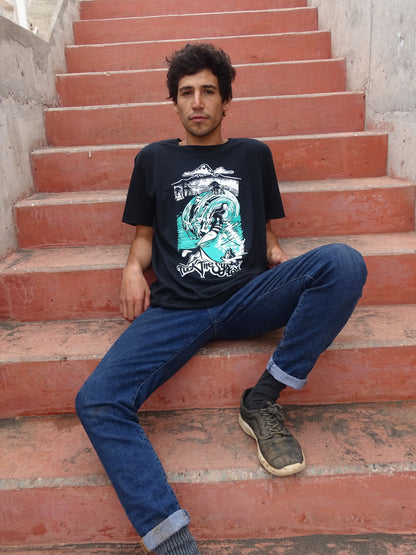 Polera "Sustentable Fuck The System"