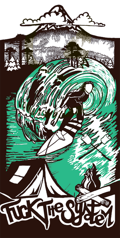 Polera "Sustentable Fuck The System"