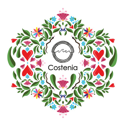 POLERA COSTENIA FLORIDA LARGO CLÁSICO