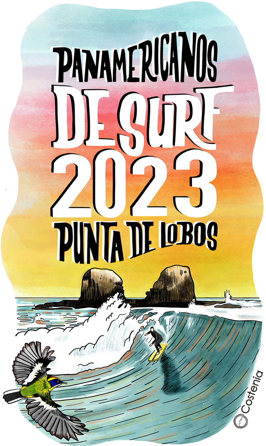 STICKER PANAMERICANOS DE SURF 2023