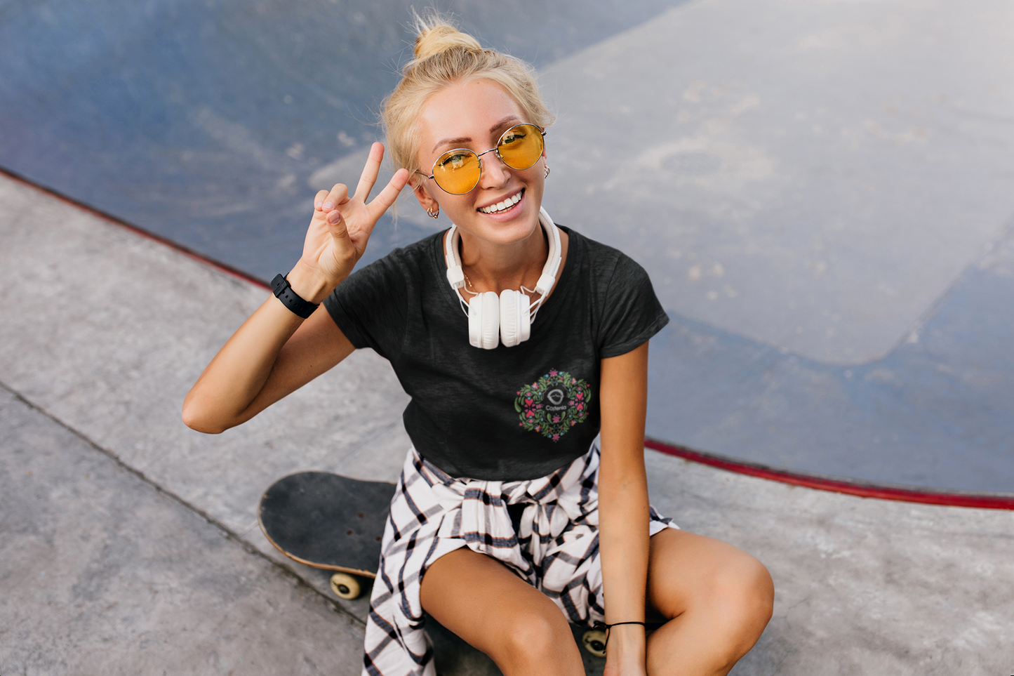 POLERA COSTENIA FLORIDA CROPTOP