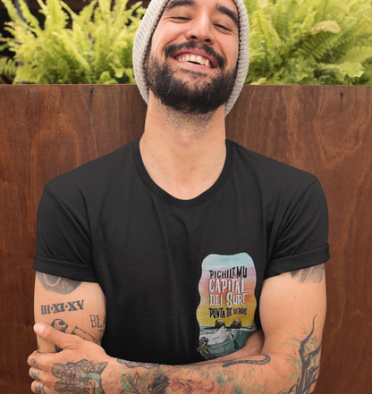 Polera Sustentable "Pichilemu, Capital Mundial del Surf"