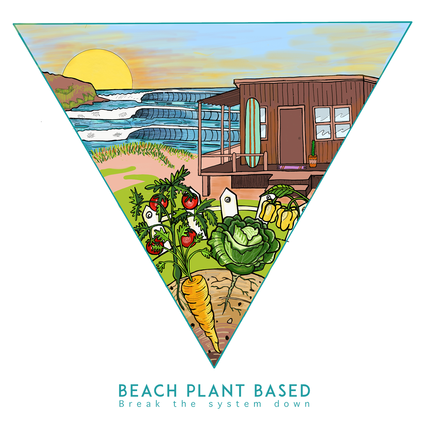 ILUSTRACIÓN Beach Plant Based
