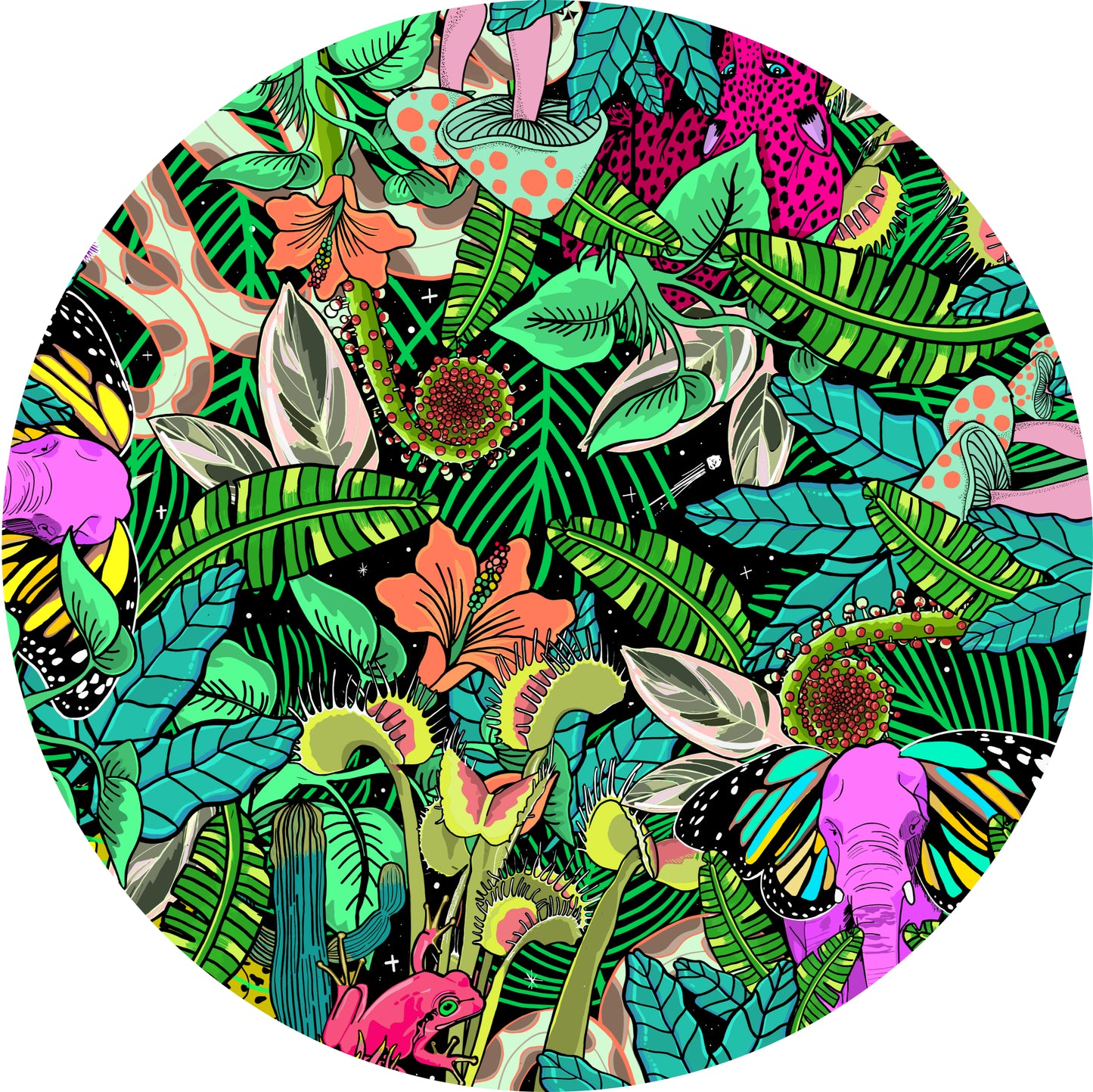 Polera Sustentable "La Selva Que Hay En Mi"