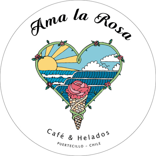 Logo Ilustrado AMA LA ROSA